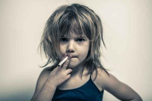 سیگار کشیدن در کودکان و نوجوانان