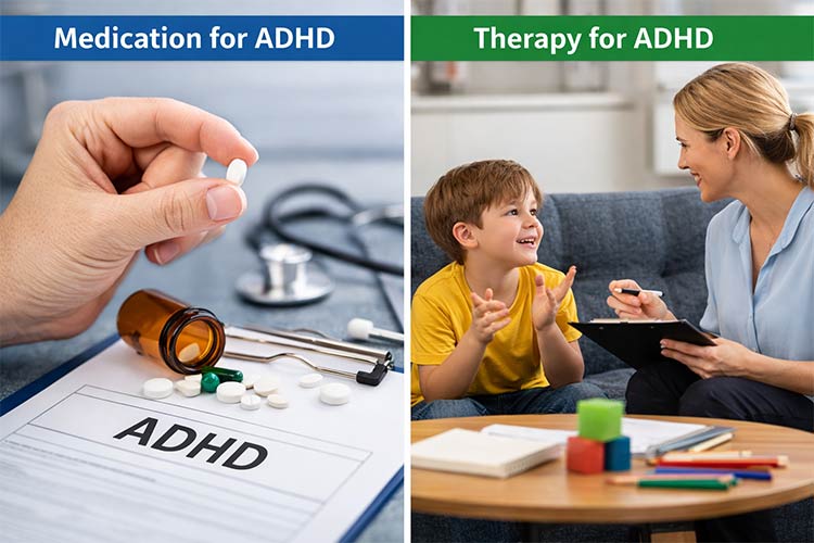 درمان های بیش فعالی (ADHD)، دارویی و غیردارویی