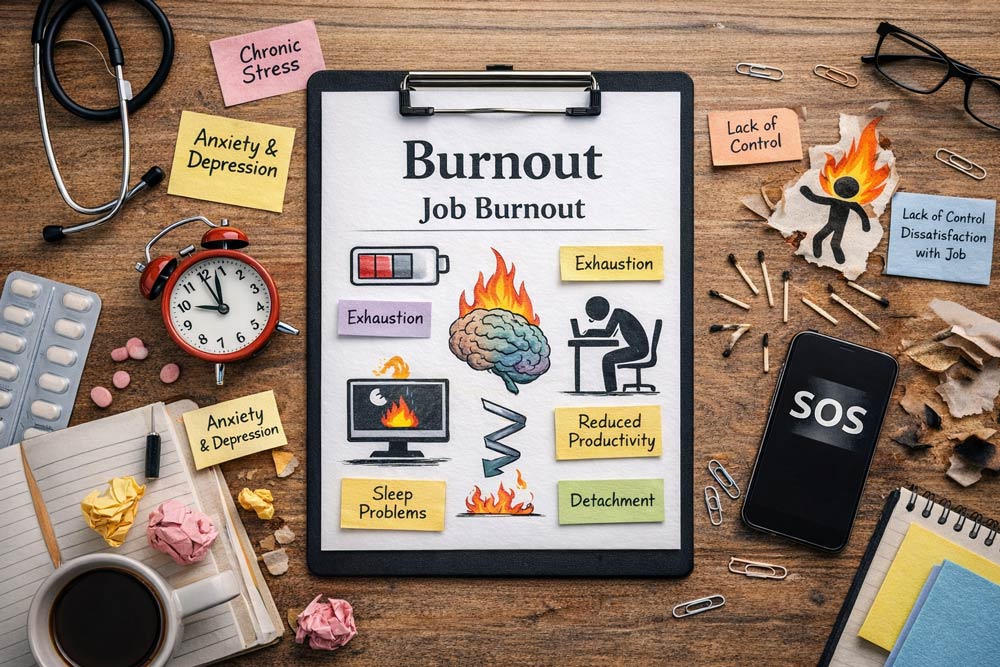 فرسودگی شغلی (Burnout)؛ نشانه‌ها، مراحل و پیشگیری