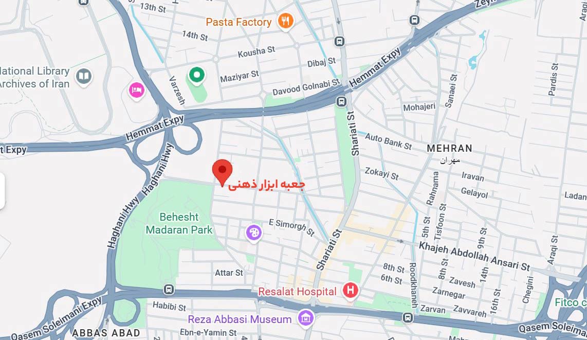 موقعیت جعبه ابزار ذهنی